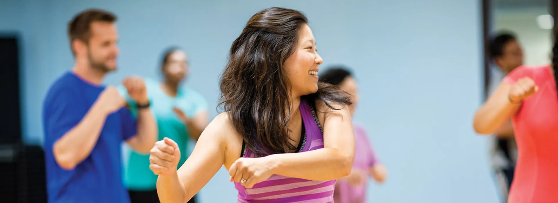 members doing zumba at YMCA Pittsburgh